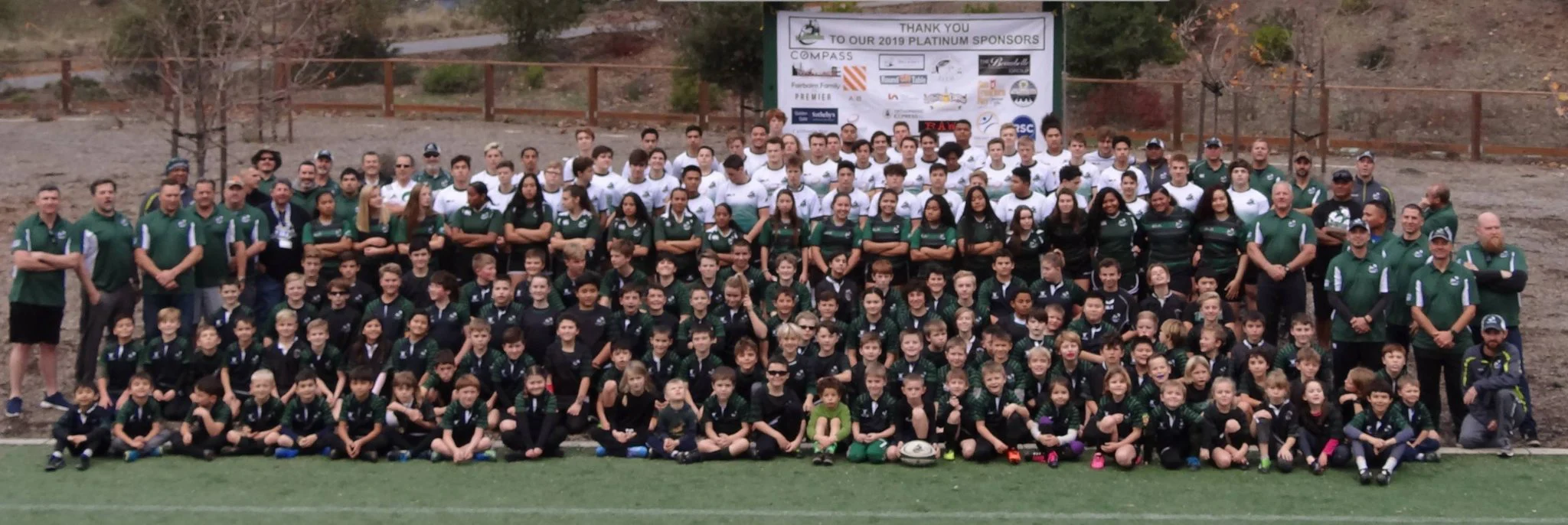 Lamorinda Rugby full club panorama